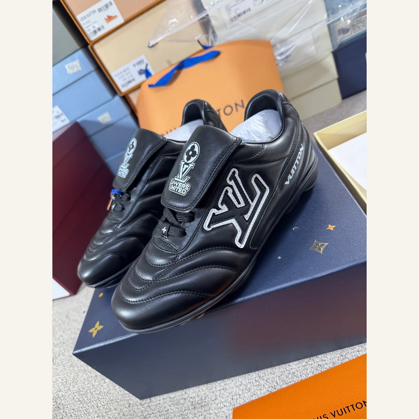 Louis Vuitton LV Footprint Soccer Sneaker