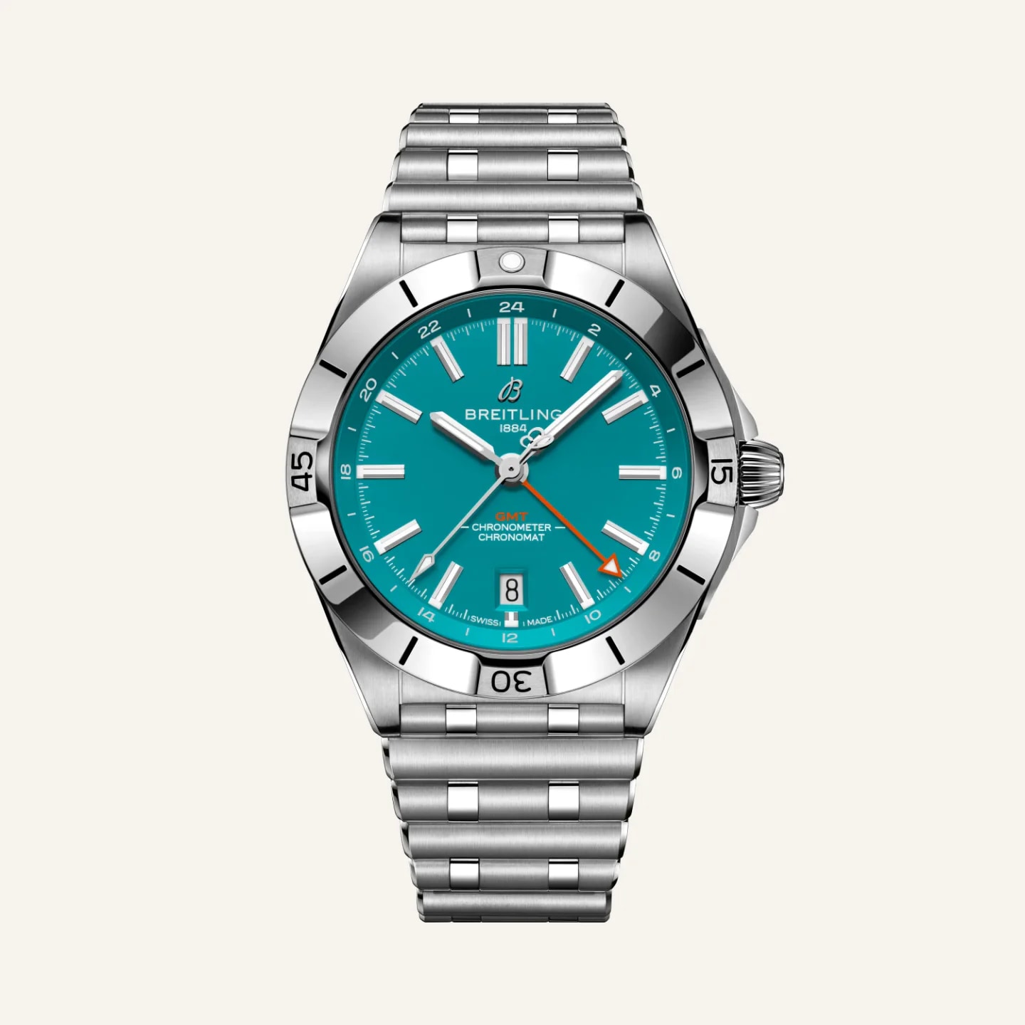 Breitling Chronomat Automatic GMT 40 NFL Miami Dolphins Edition