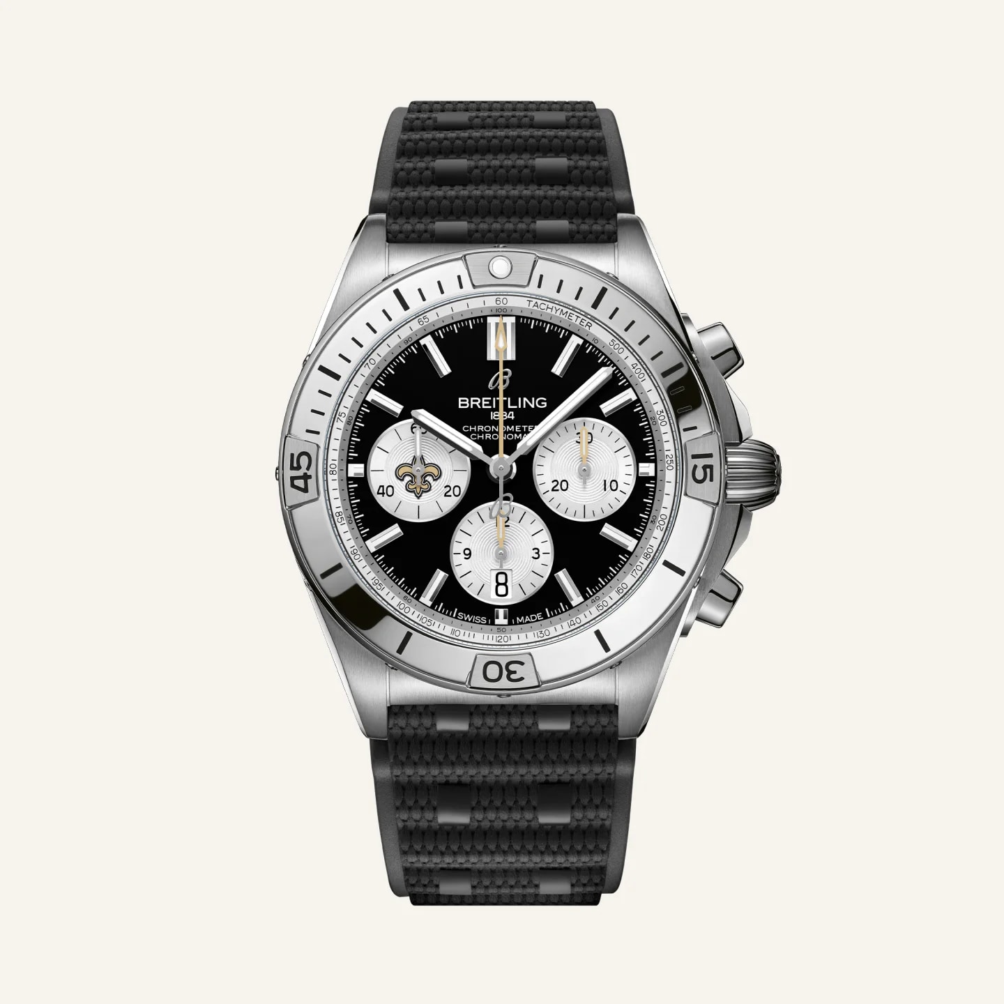 Breitling Chronomat B01 42 NFL New Orleans Saints Edition