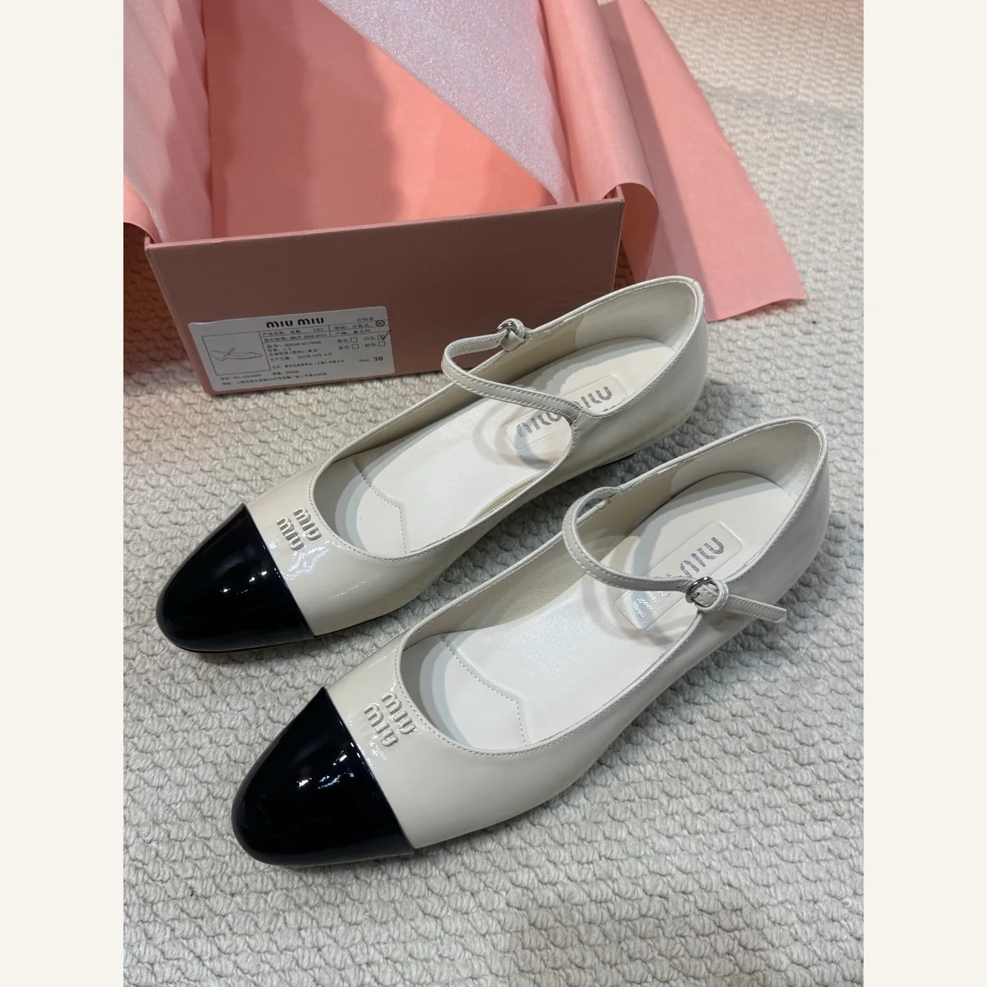 Miu Miu Cap-toe Mary Jane