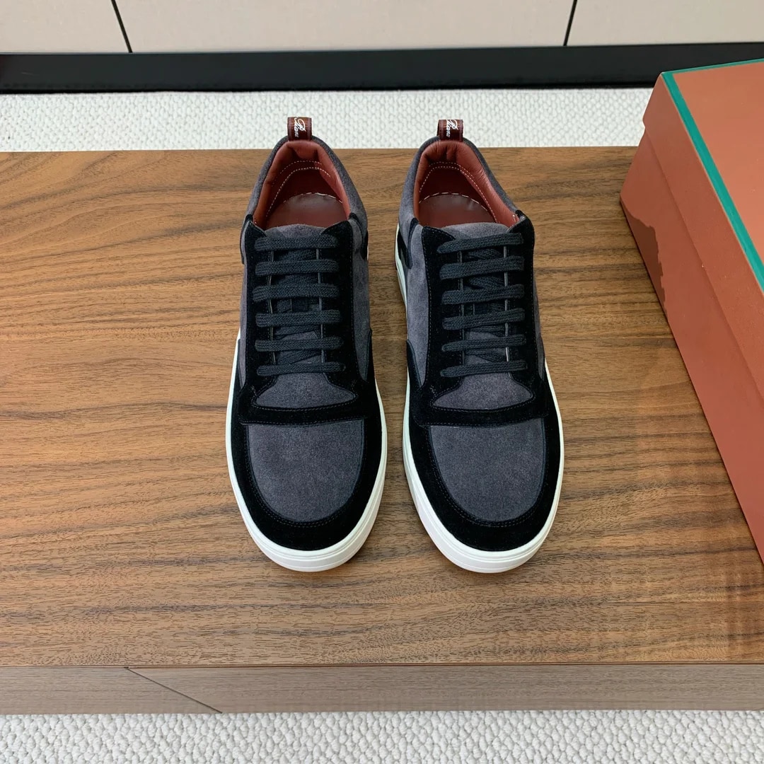 Loro Piana Suede Low-top Sneaker