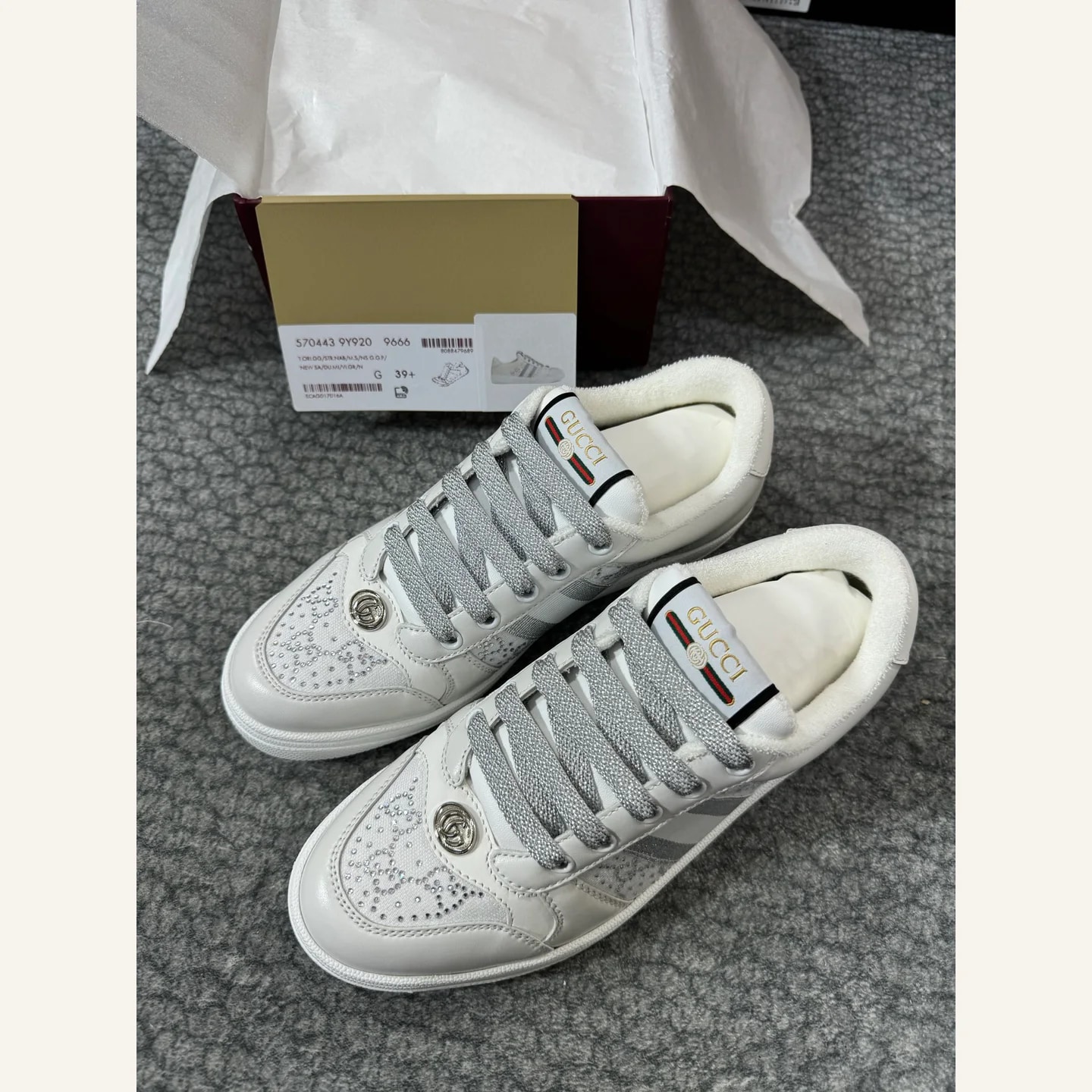 Gucci Crystal GG Low-top Sneaker