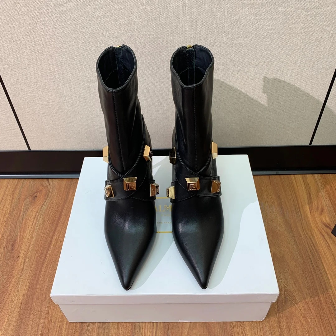Balmain Buckle Ankle Boot