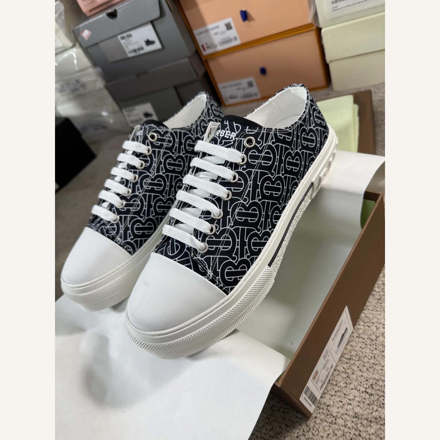 Burberry TB Monogram Low-top Sneaker