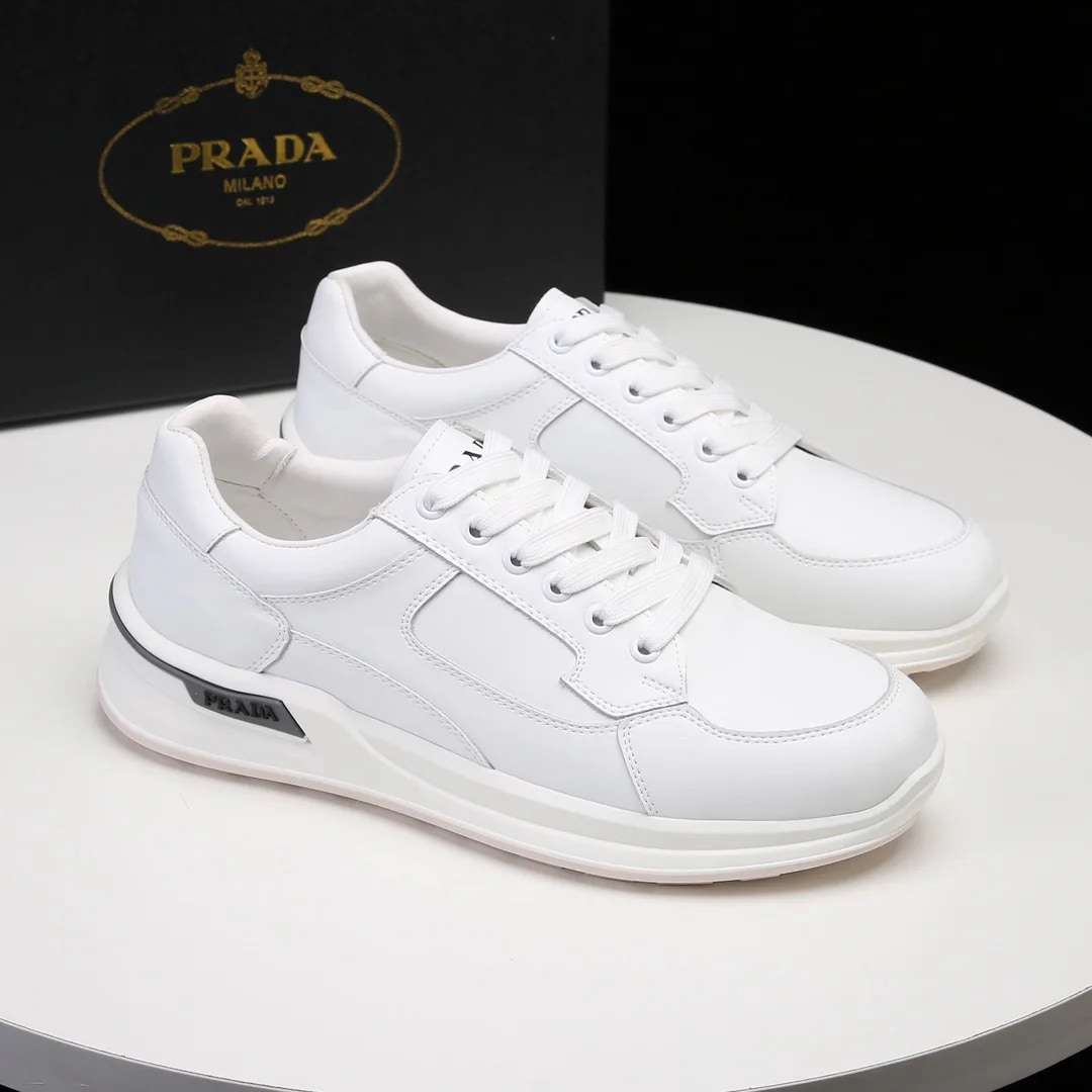 Prada Leather Low-top Sneaker