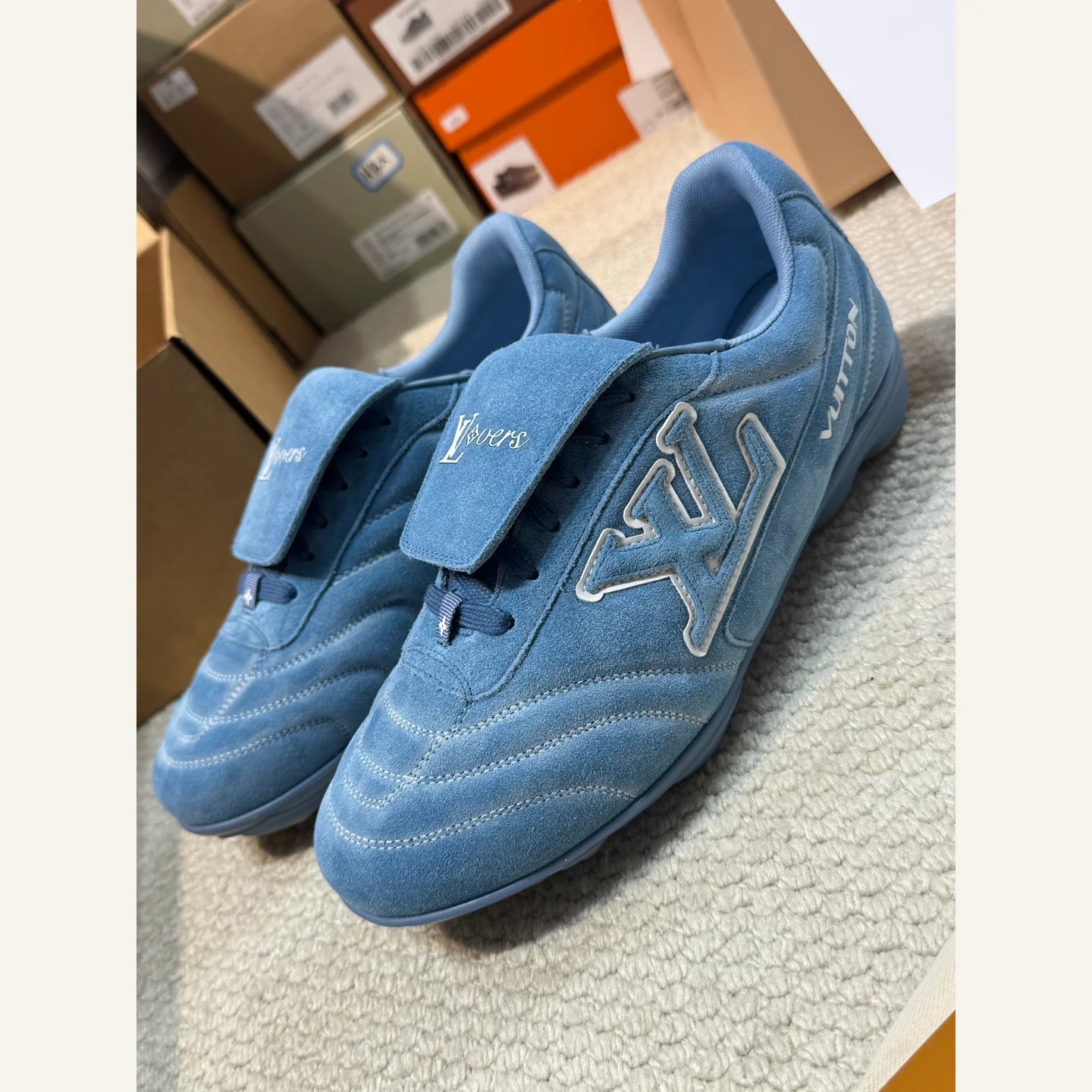 Louis Vuitton LV Footprint Soccer Sneaker