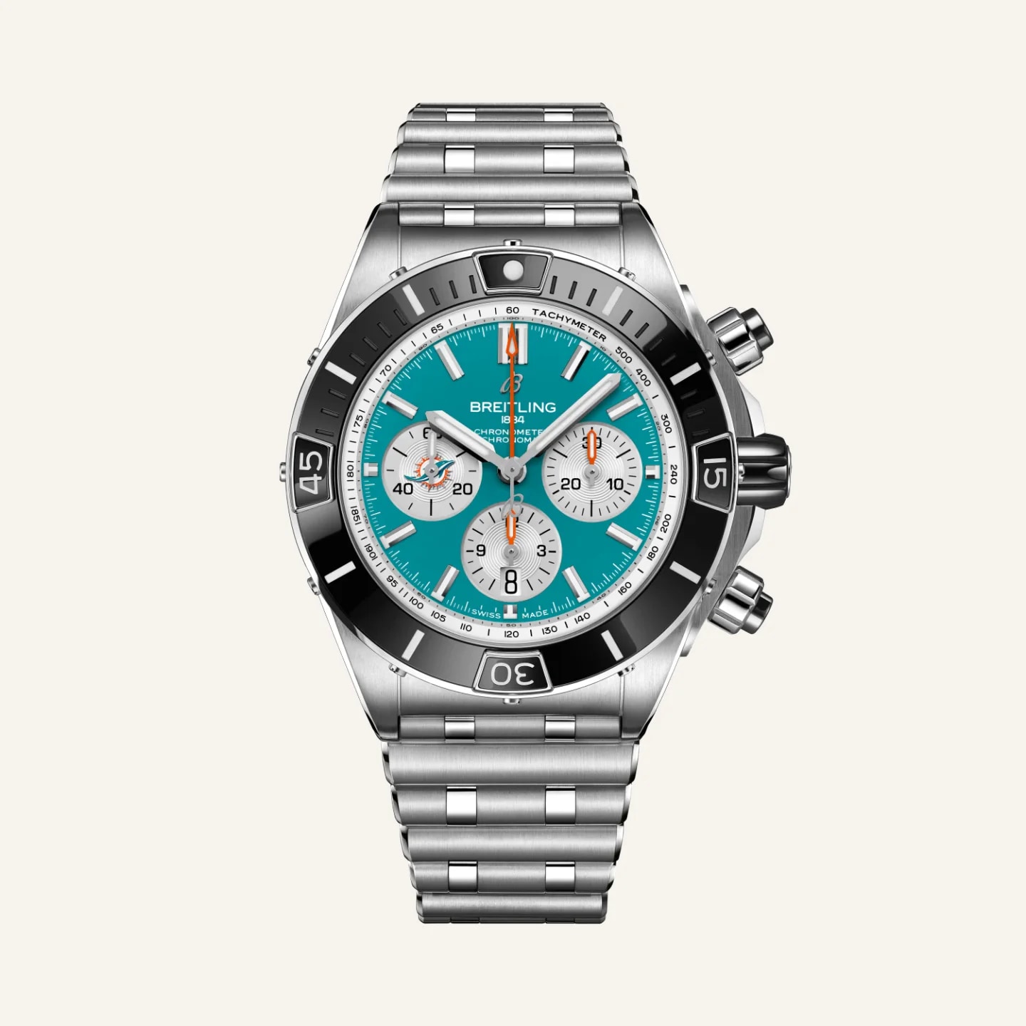 Breitling Super Chronomat B01 Chronograph 44 NFL Miami Dolphins