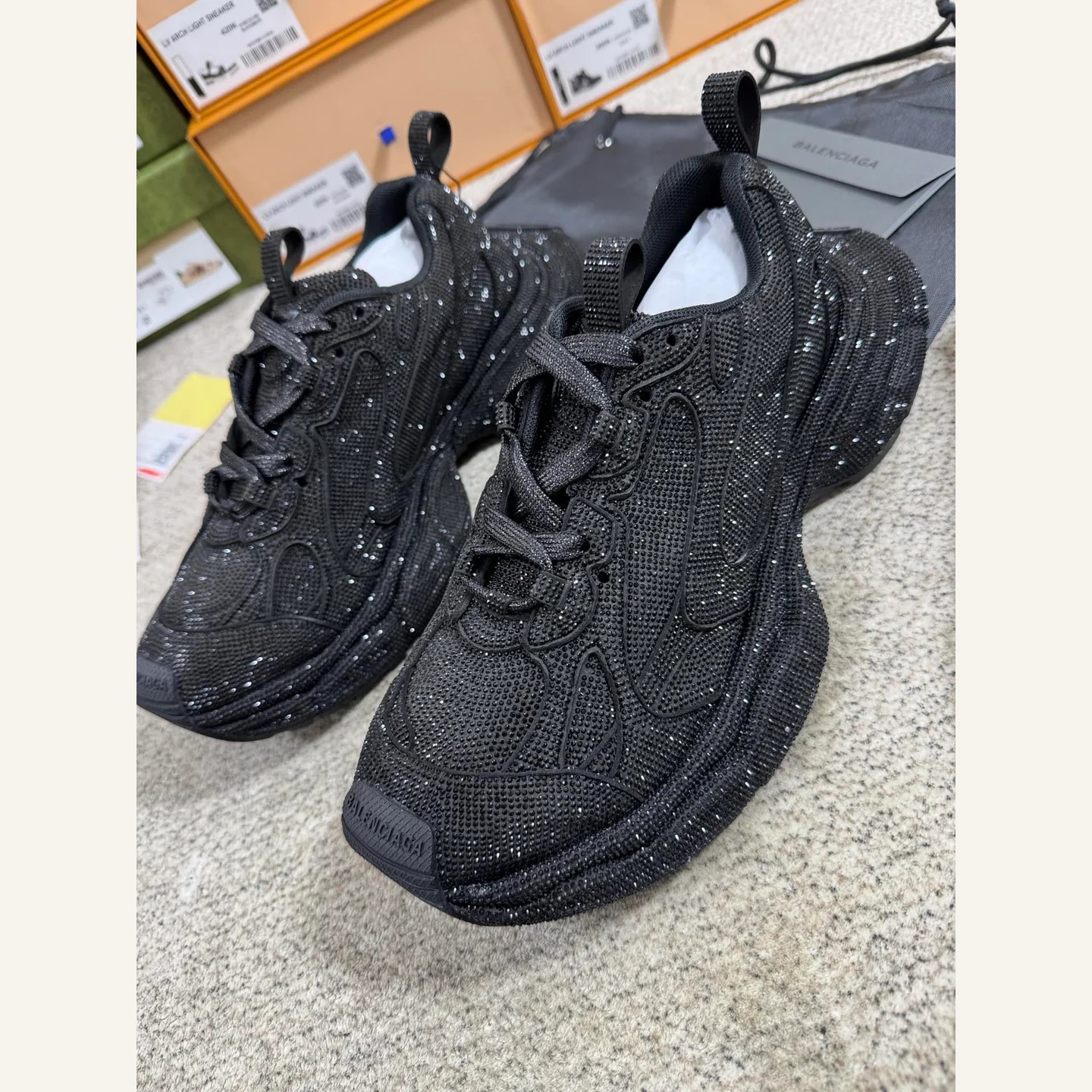Balenciaga Crystal Triple S Sneaker