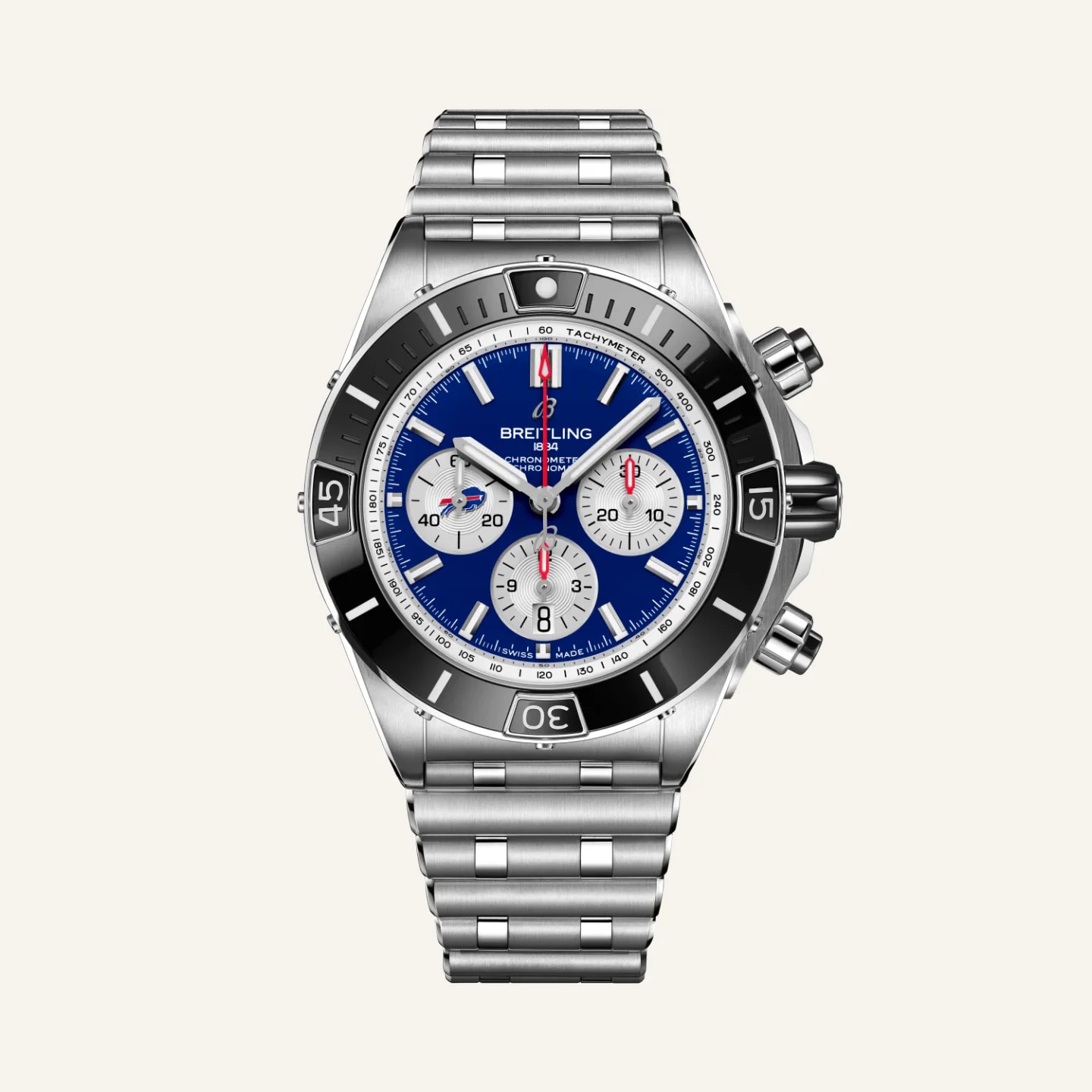 Breitling Super Chronomat B01 Chronograph 44 NFL Buffalo Bills Edition