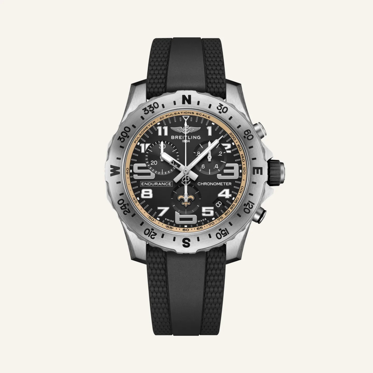 Breitling Endurance Pro 44 NFL New Orleans Saints Edition