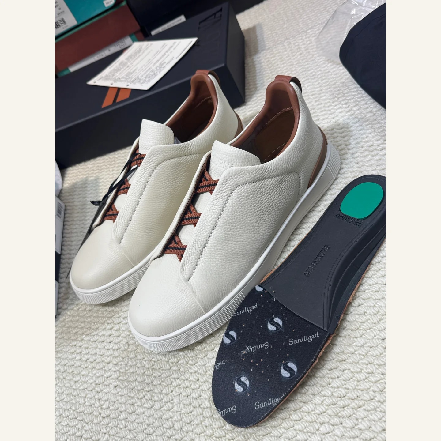 Zegna Triple Stitch Sneaker