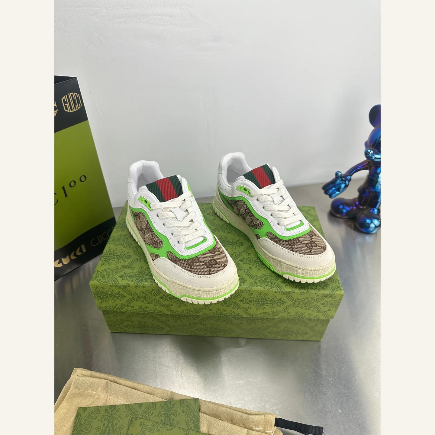 Gucci Distressed Basketball Sneaker