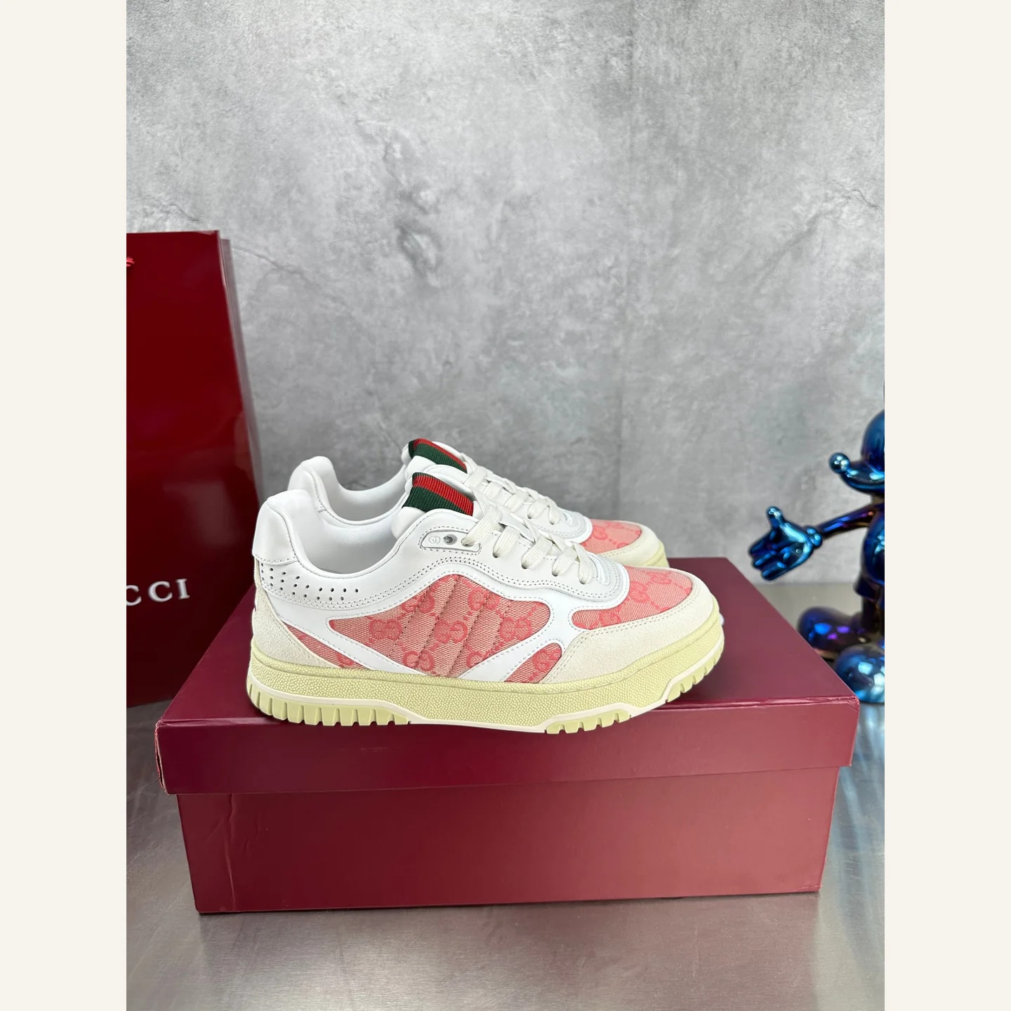 Gucci Distressed Basketball Sneaker