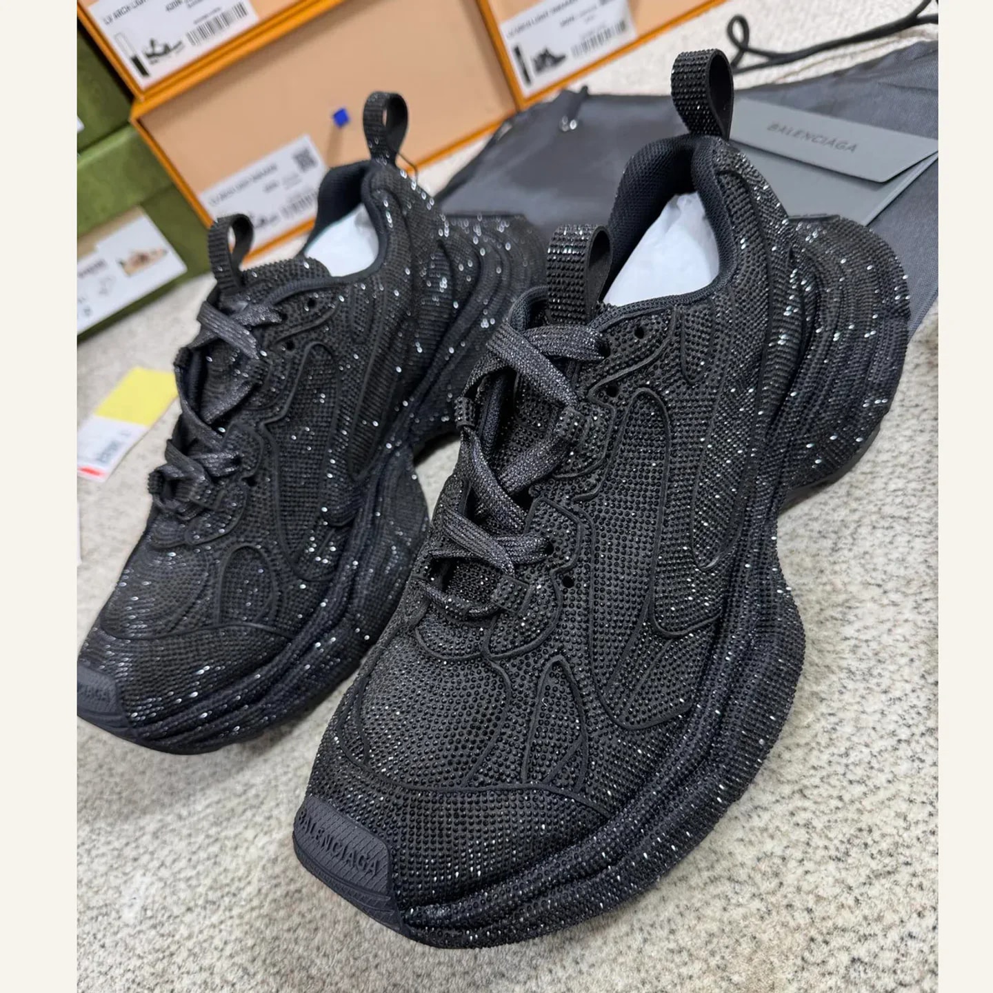 Balenciaga Crystal Triple S Sneaker