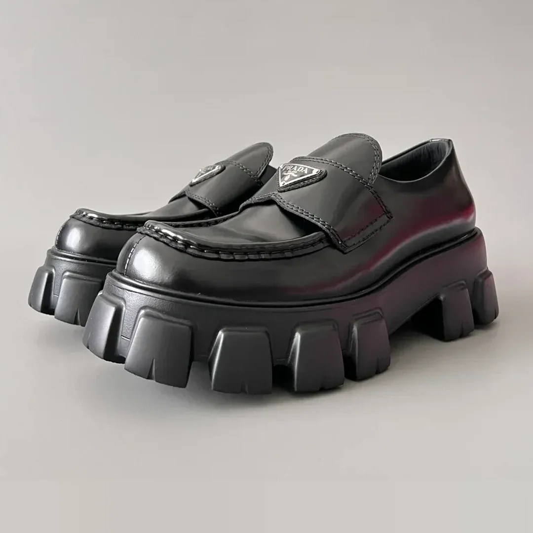 Prada Monolith Loafers