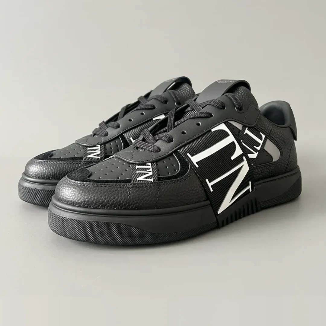 Valentino Garavani Low-Top Calfskin VL7N Sneaker With Bands