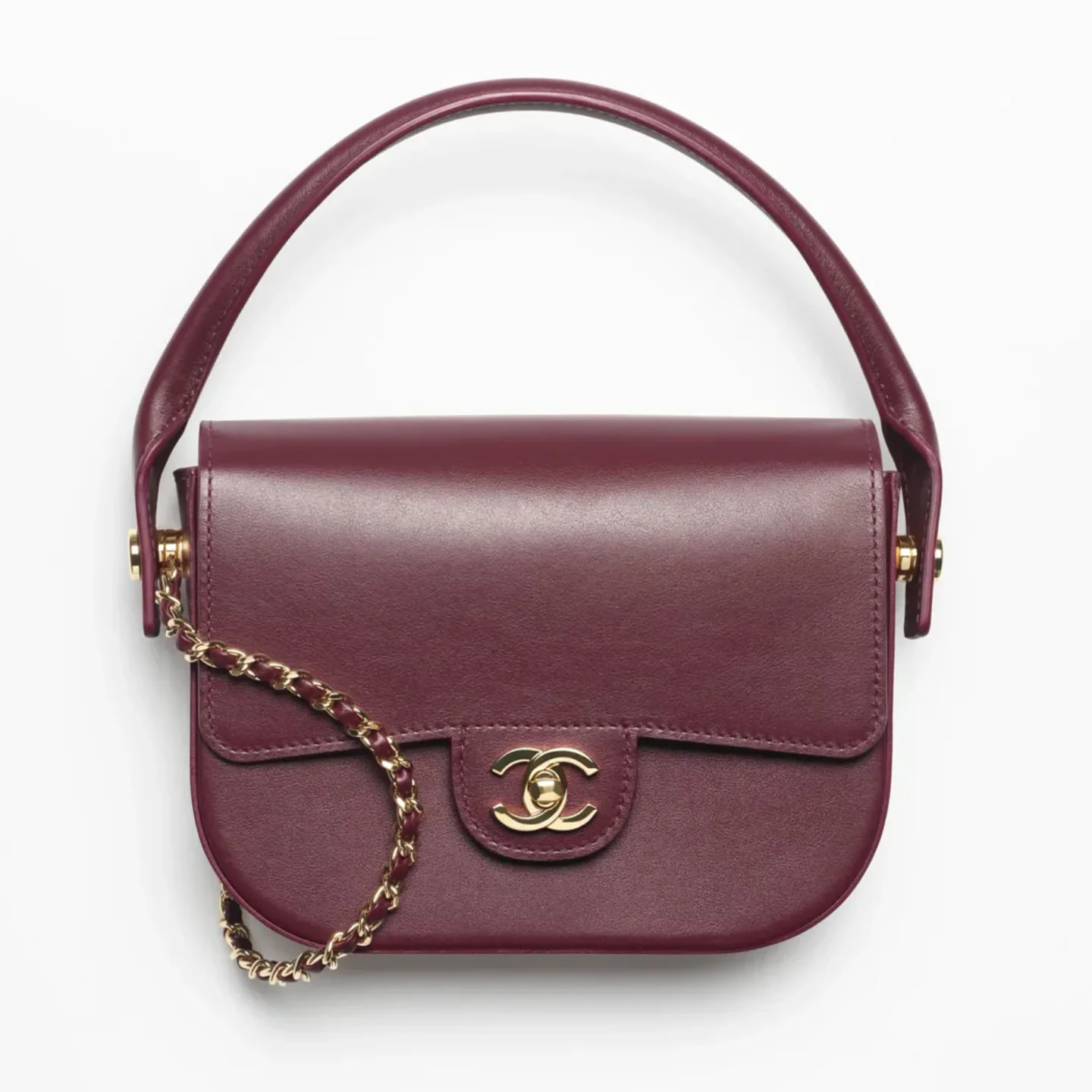 CHANEL Mini Flap Bag With Top Handle
