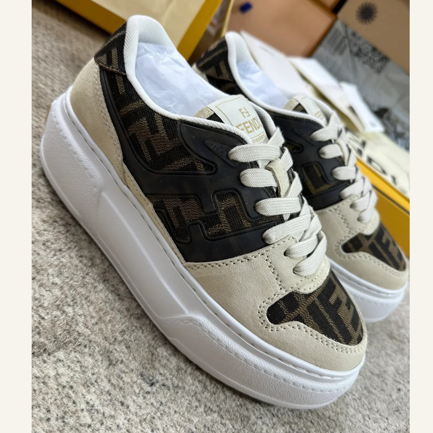 Fendi Match Platform Sneaker
