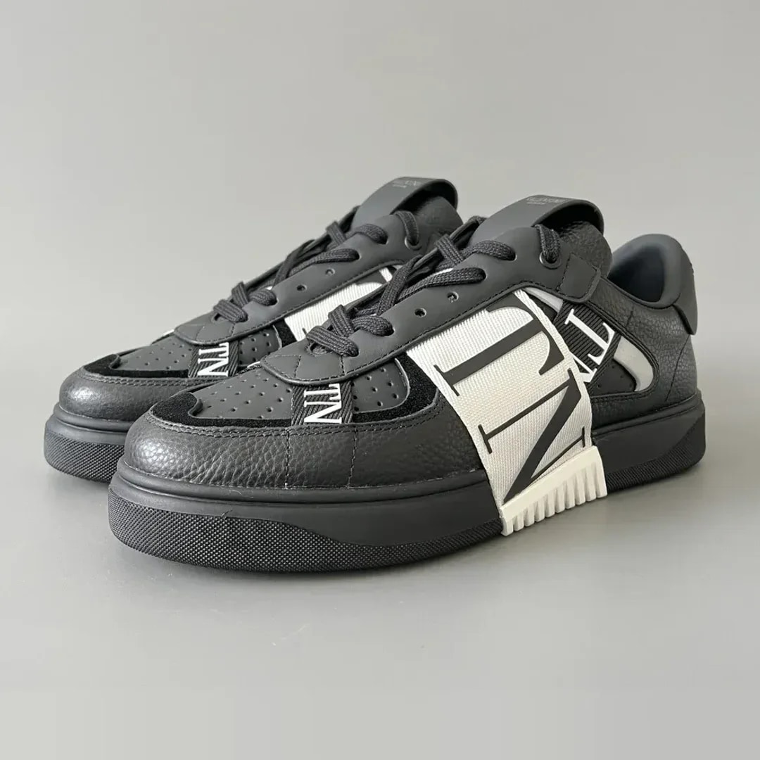 Valentino Garavani Low-Top Calfskin VL7N Sneaker With Bands