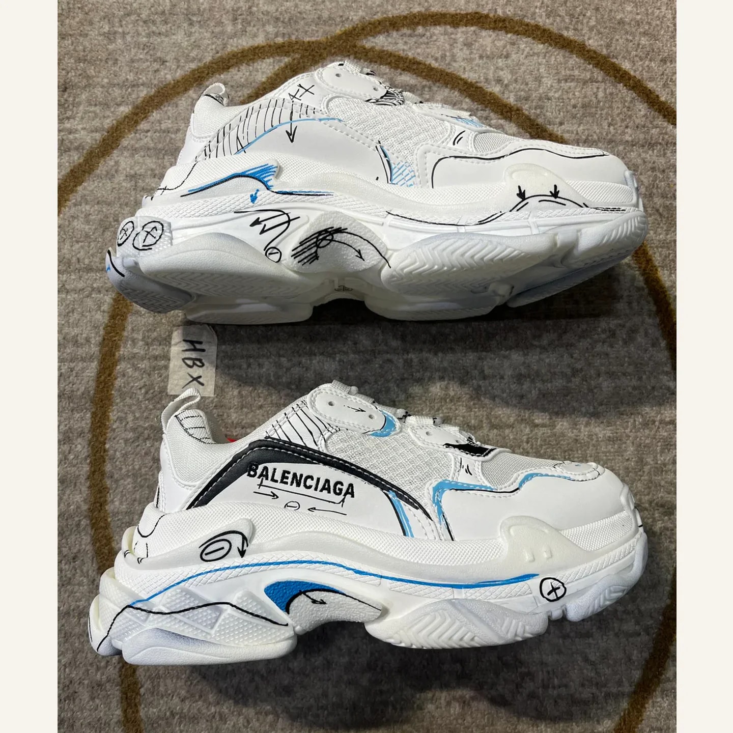 Balenciaga Graffiti Triple S Sneaker