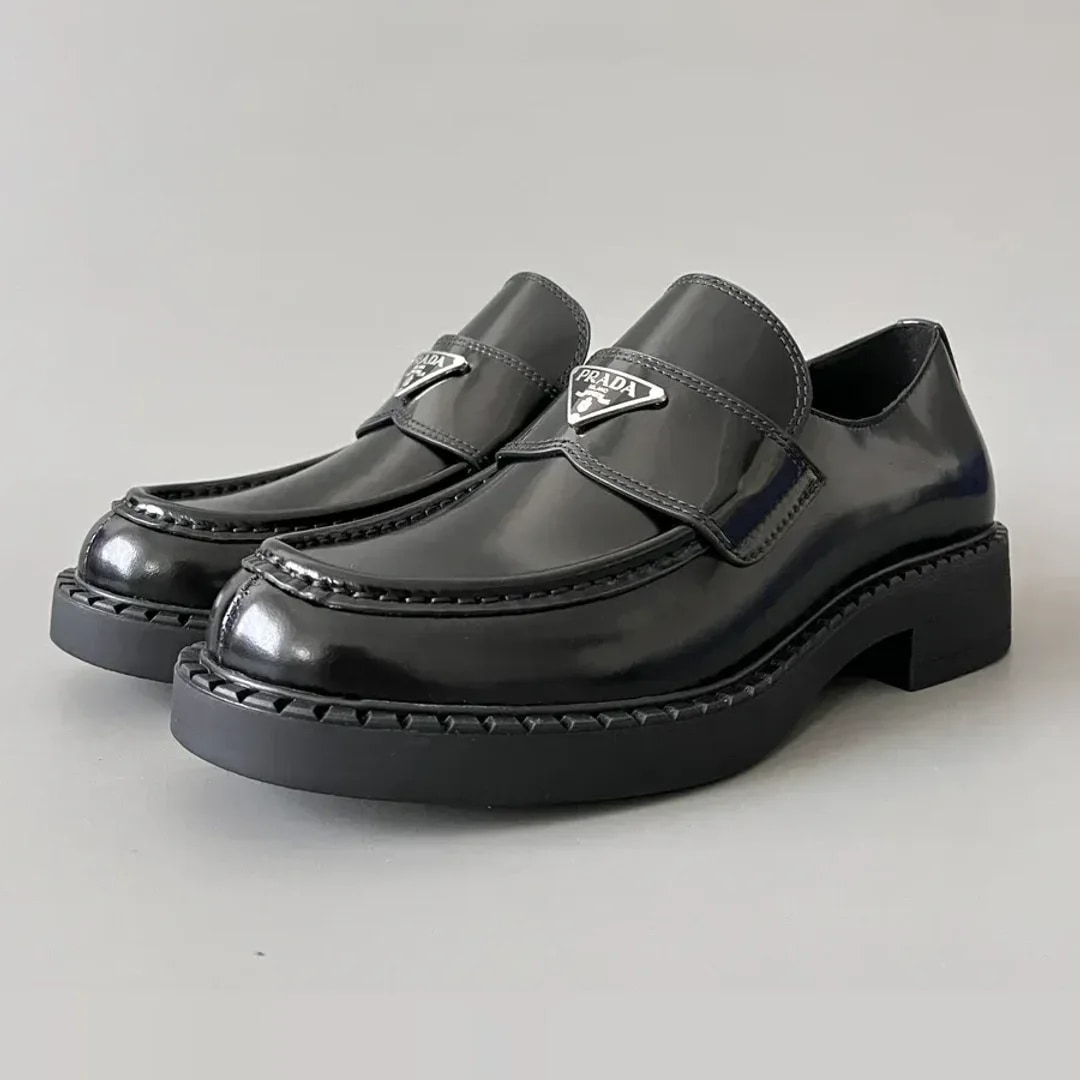 Prada Monolith Loafers