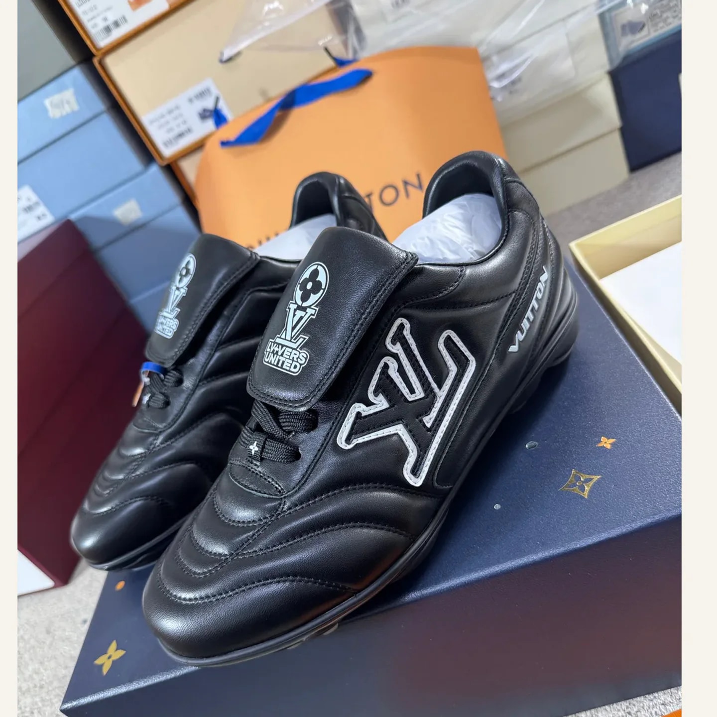 Louis Vuitton LV Footprint Soccer Sneaker