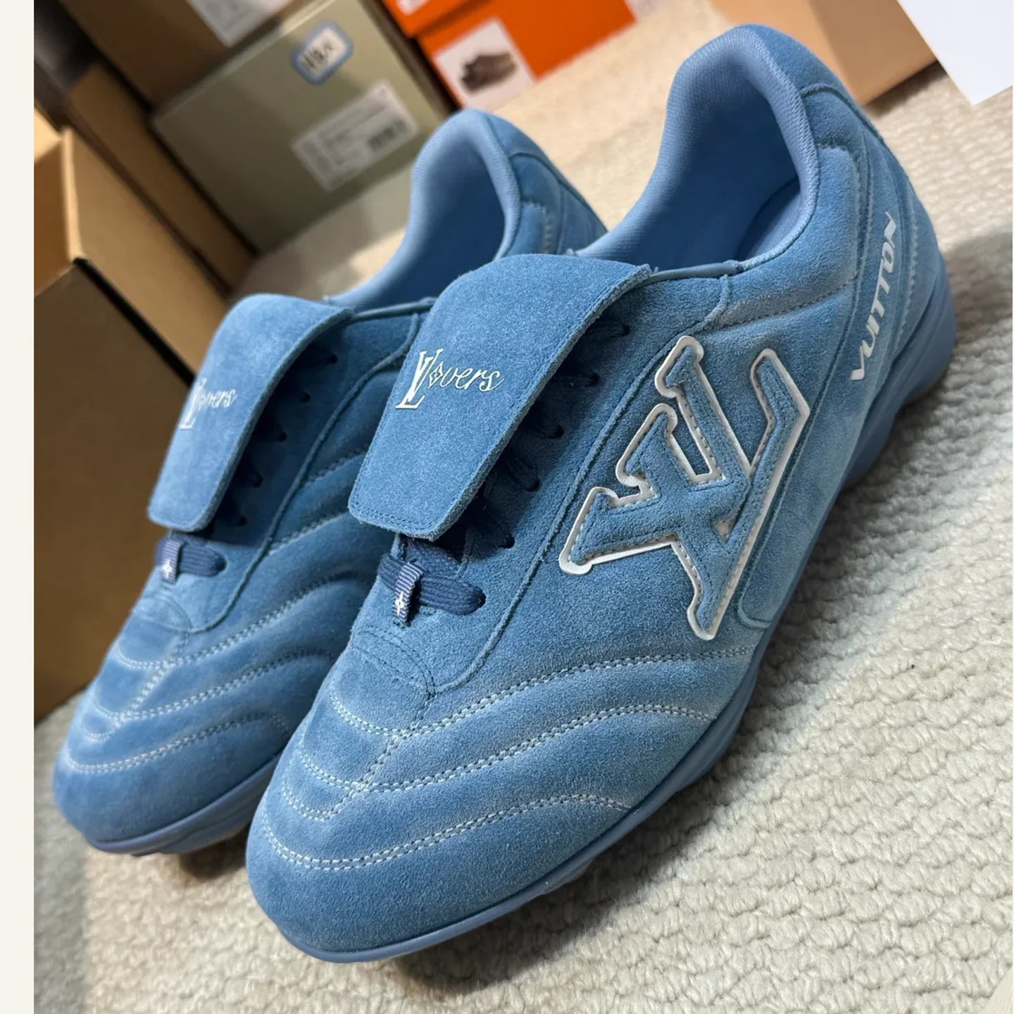 Louis Vuitton LV Footprint Soccer Sneaker