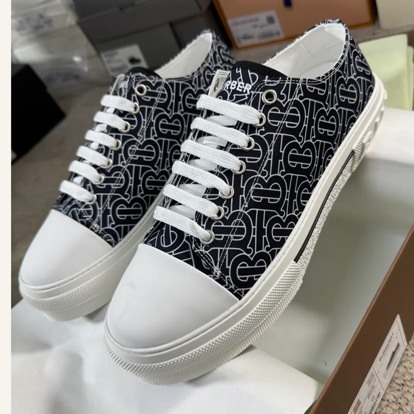 Burberry TB Monogram Low-top Sneaker