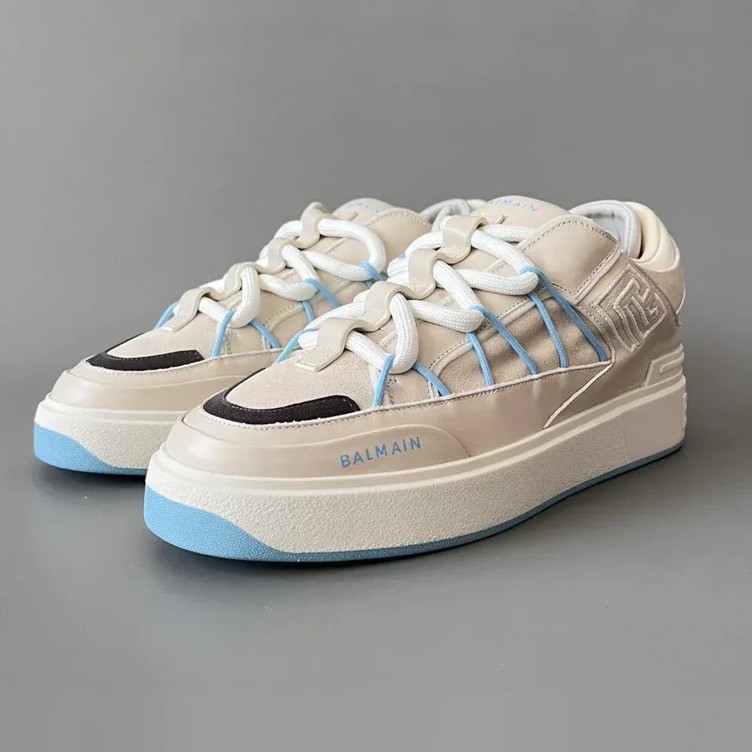 Balmain B-Court Puffy Skate Sneakers