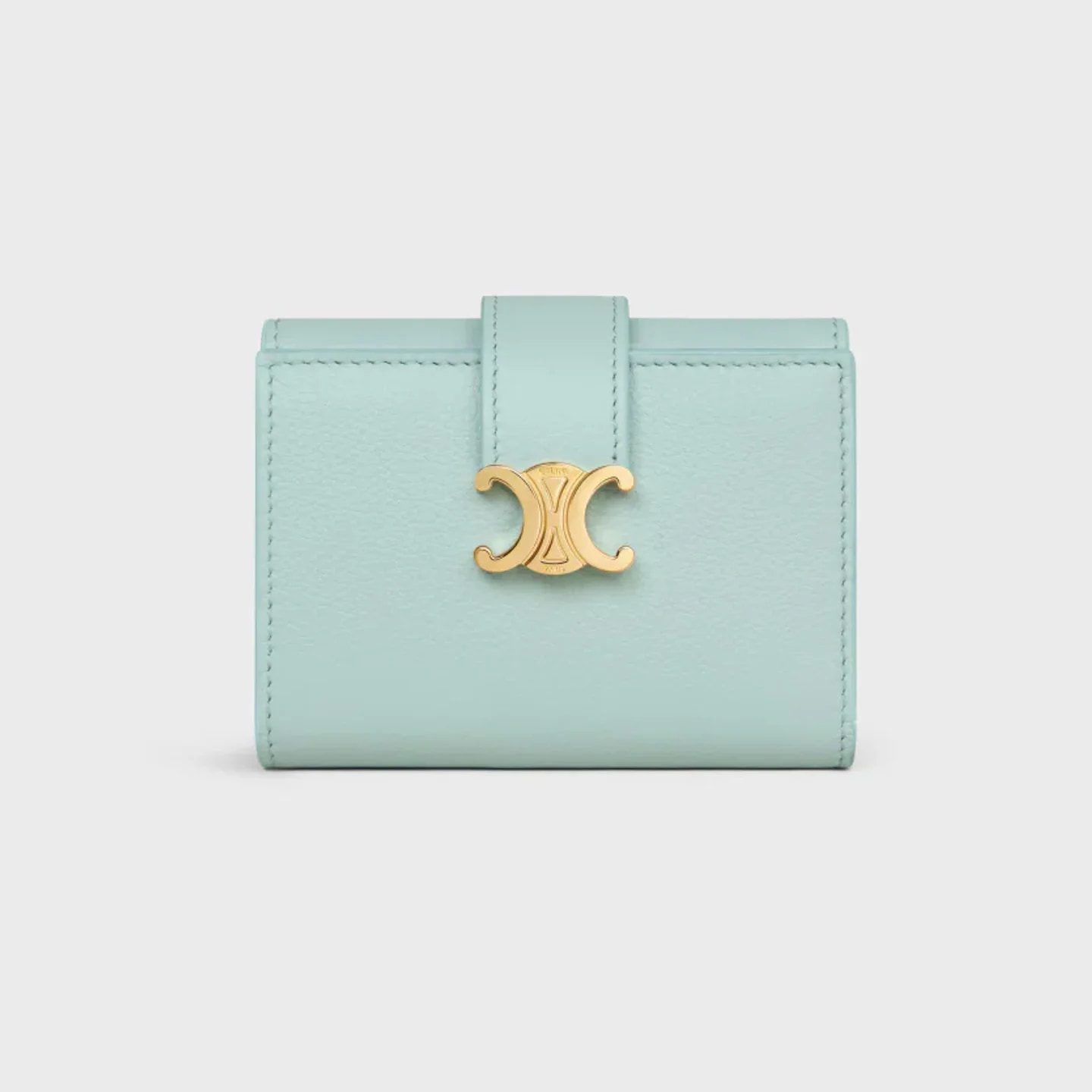 CELINE FINE STRAP WALLET NINO IN GRAINED SUPPLE CALFSKIN