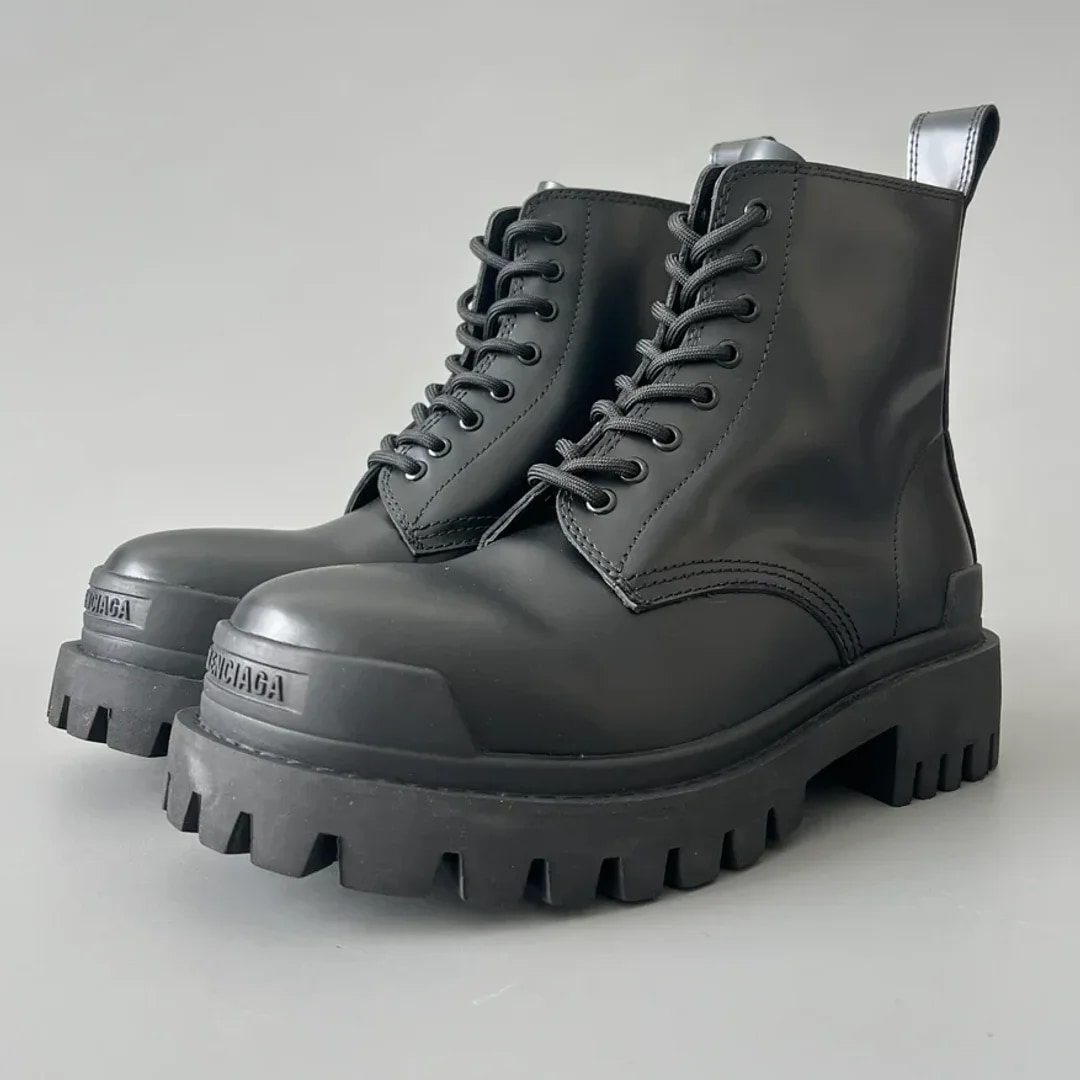 Balenciaga Bulldozer Lace-Up Boot