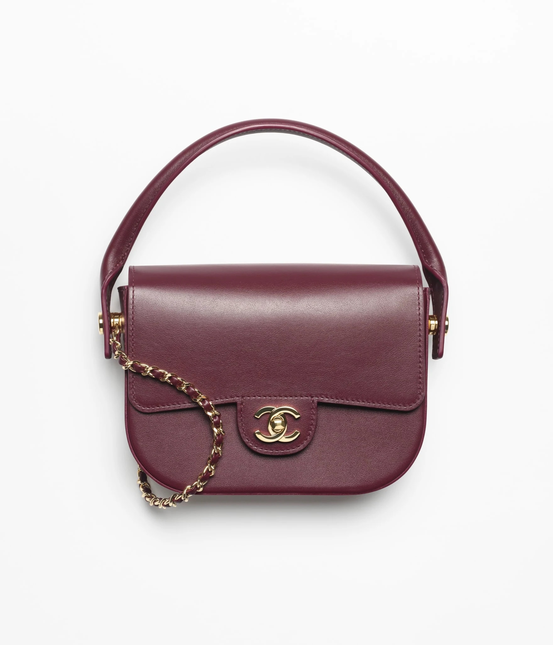 CHANEL Mini Flap Bag With Top Handle
