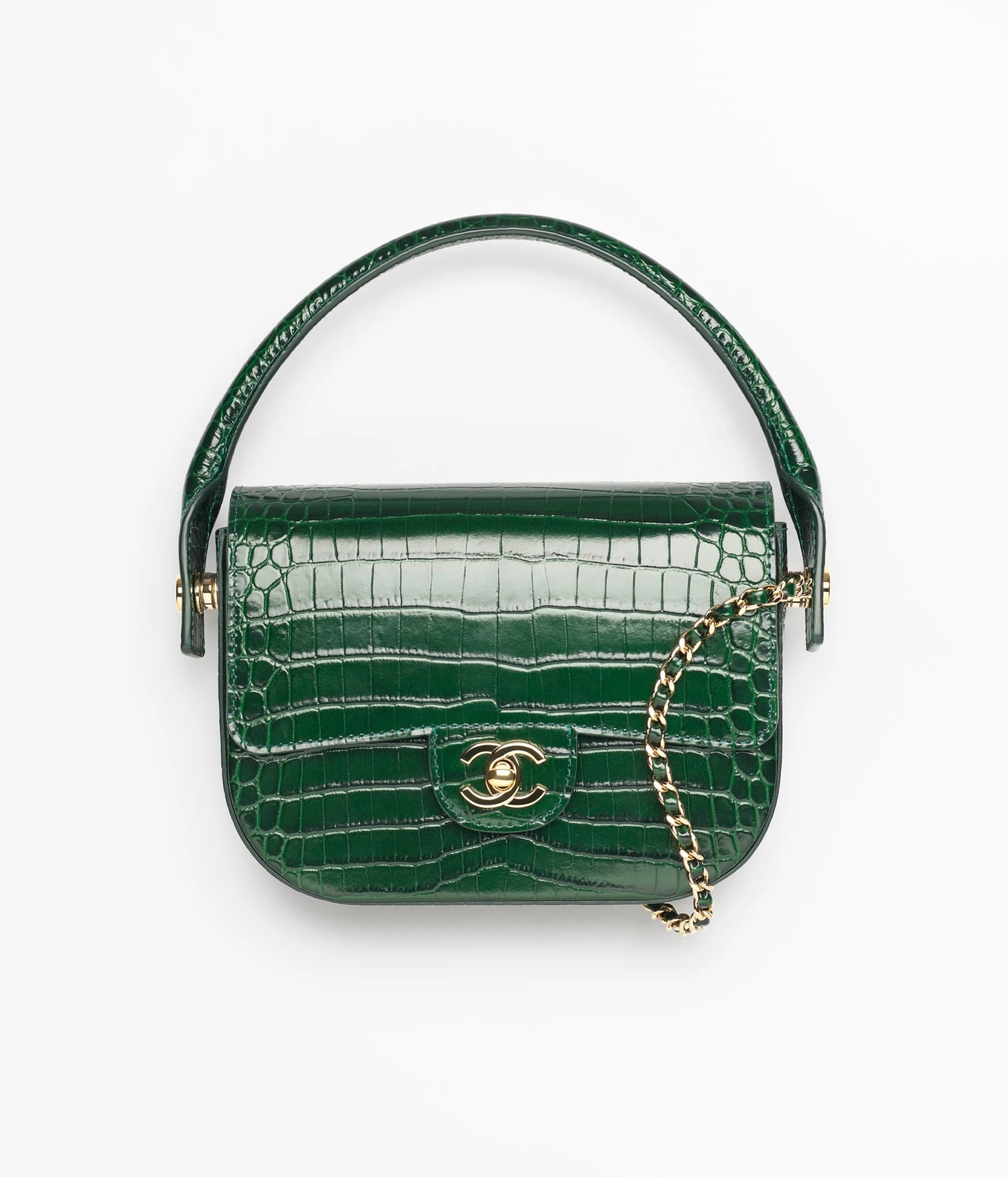 CHANEL Mini Flap Bag With Top Handle