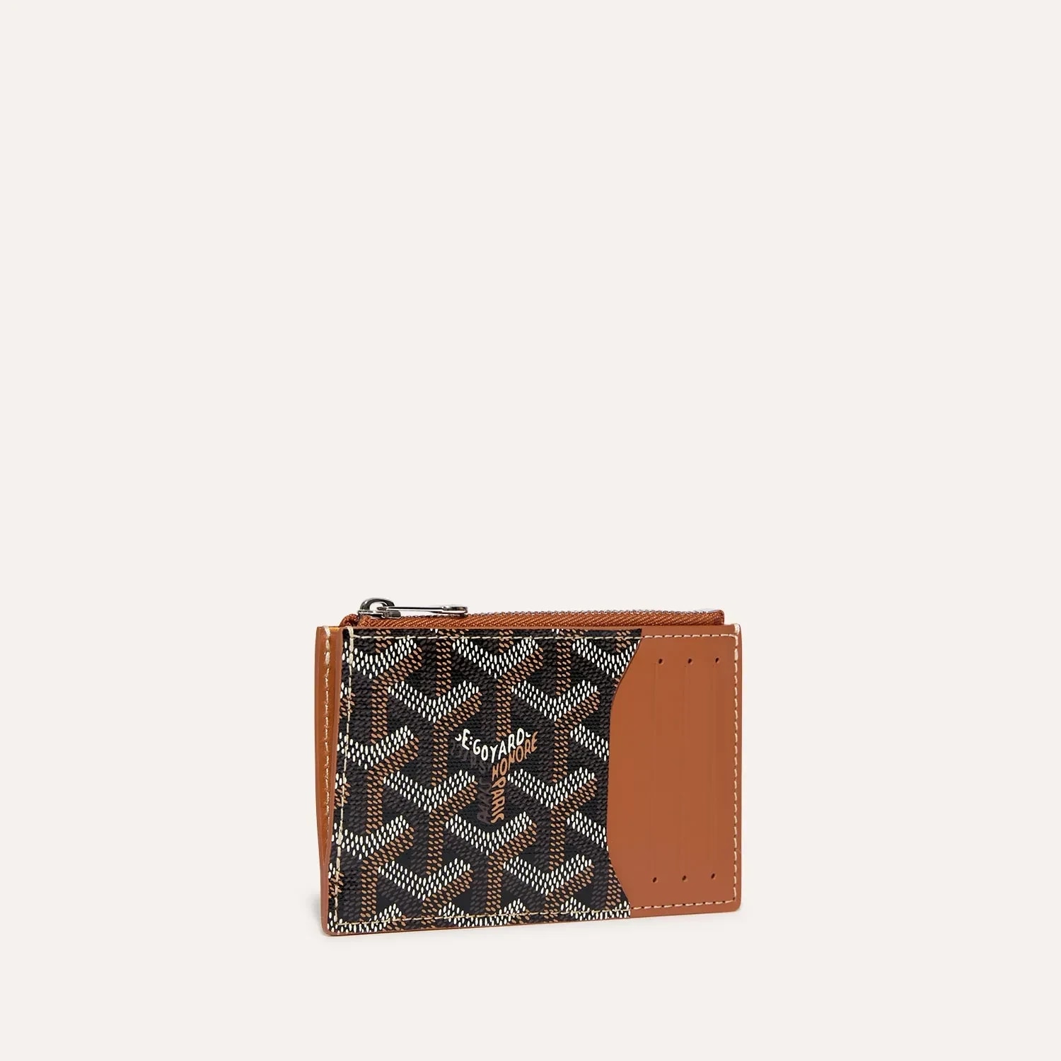 Goyard Bourbon zipped card holder