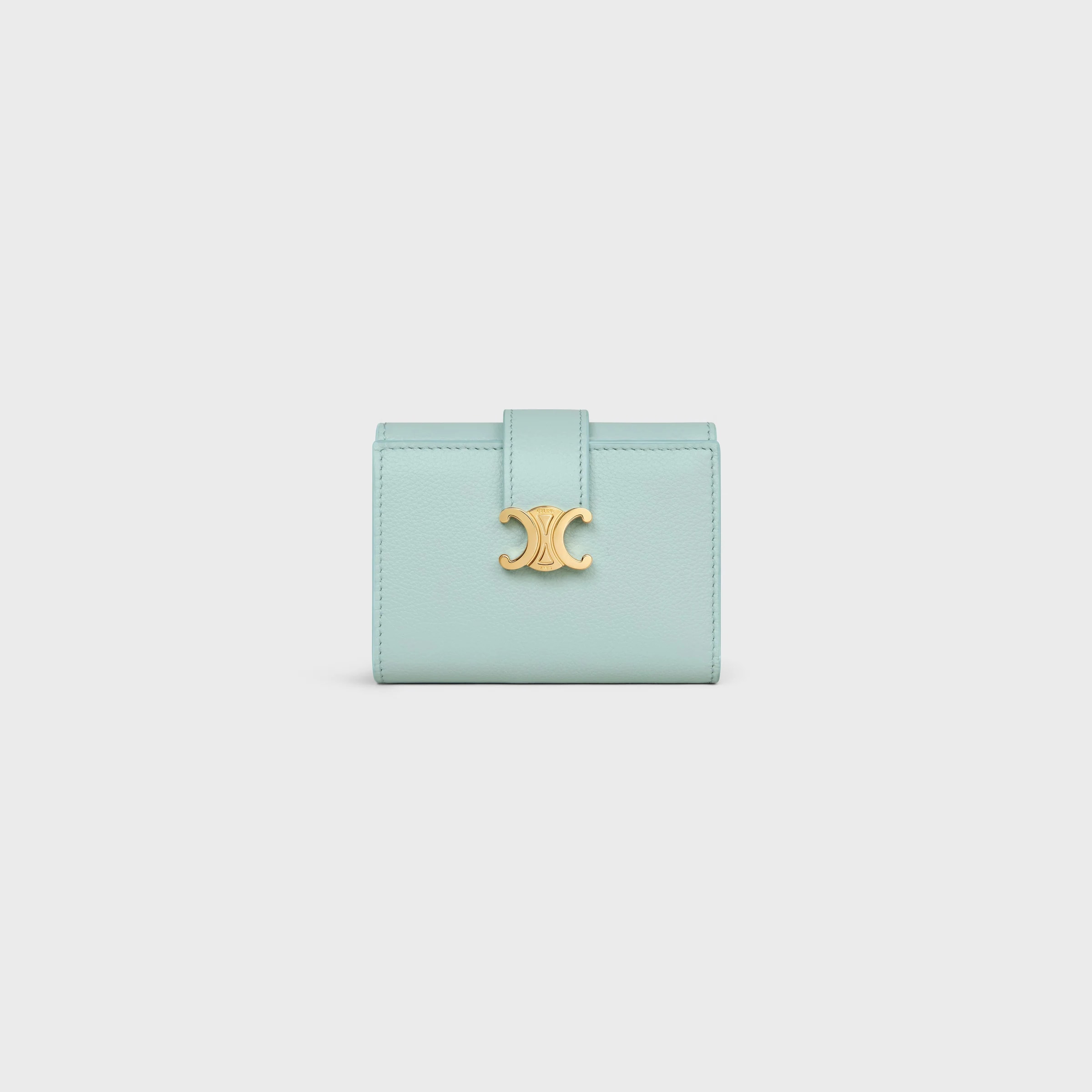 CELINE FINE STRAP WALLET NINO IN GRAINED SUPPLE CALFSKIN