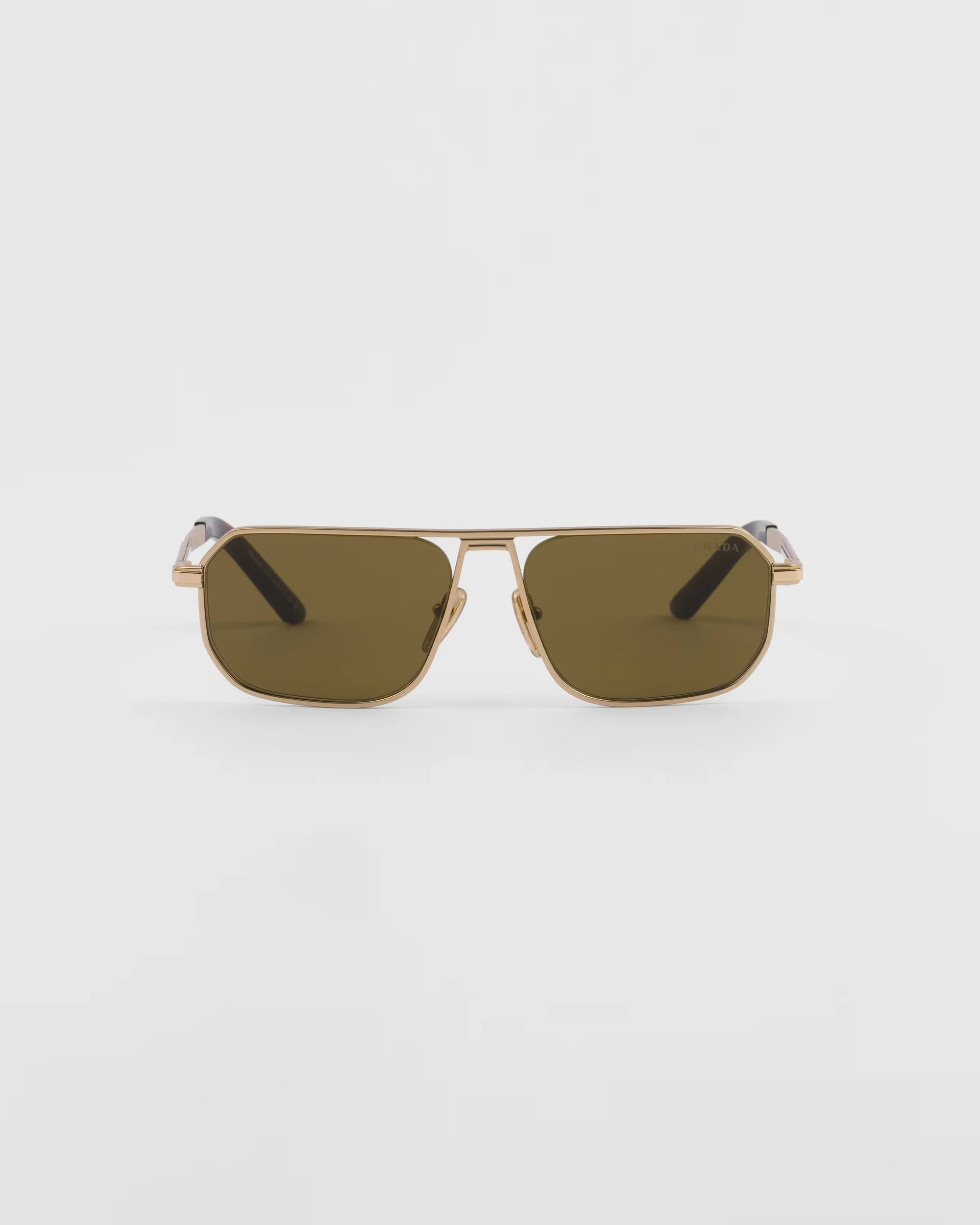Prada Sunglasses With Iconic Metal Plaque