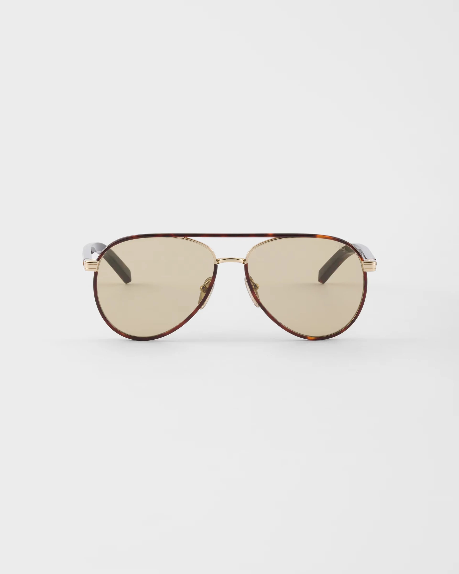 Prada Sunglasses With The Iconic Metal Plaque