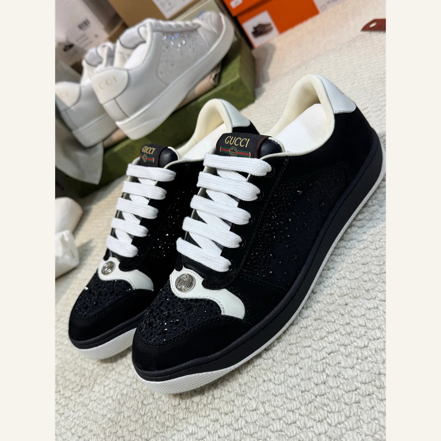 Gucci Crystal GG Low-top Sneaker