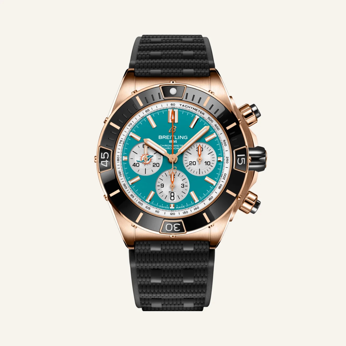 Breitling Super Chronomat B01 Chronograph 44 NFL Miami Dolphins