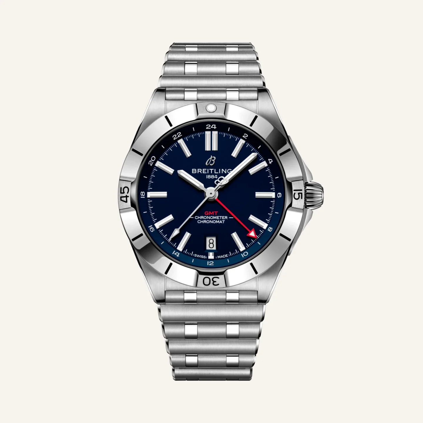 Breitling Chronomat Automatic GMT 40 NFL New England Patriots Edition