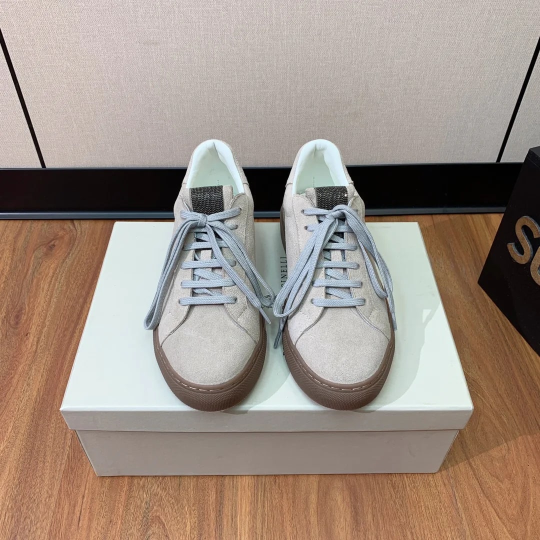 Brunello Cucinelli Suede Low-top Sneaker