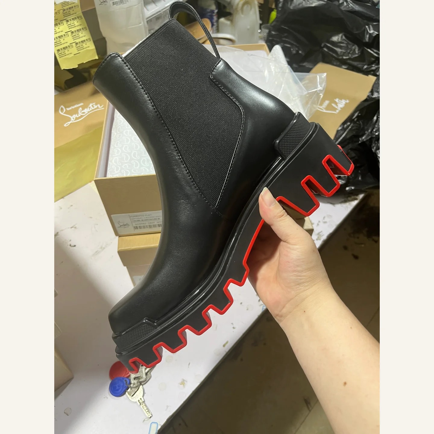Christian Louboutin Loubishark Chelsea Boot