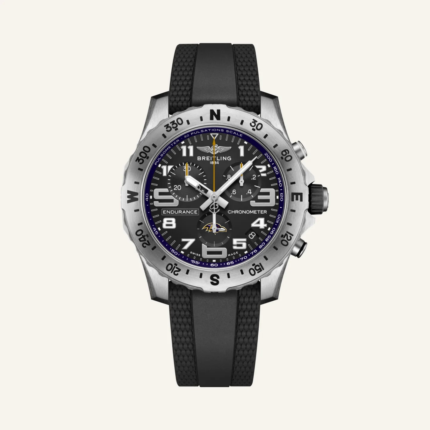 Breitling Endurance Pro 44 NFL Baltimore Ravens Edition
