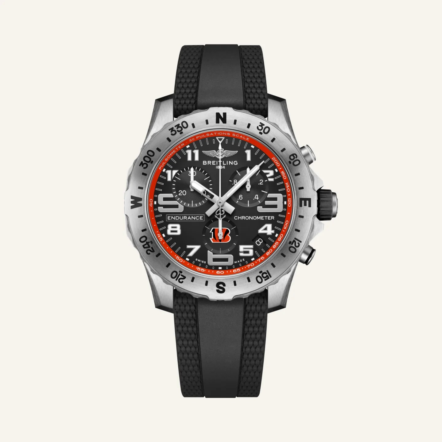 Breitling Endurance Pro 44 NFL Cincinnati Bengals Edition