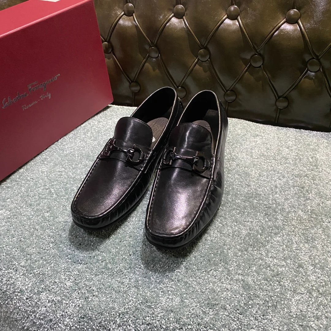 Ferragamo Washed-leather Loafer