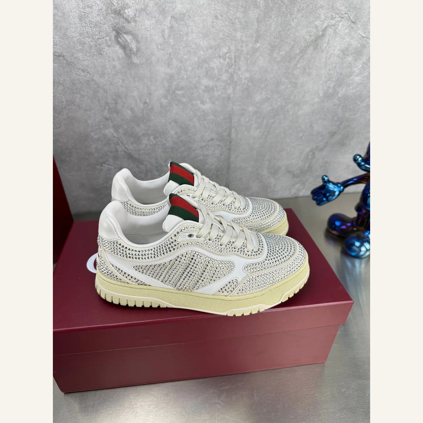 Gucci Distressed Basketball Sneaker