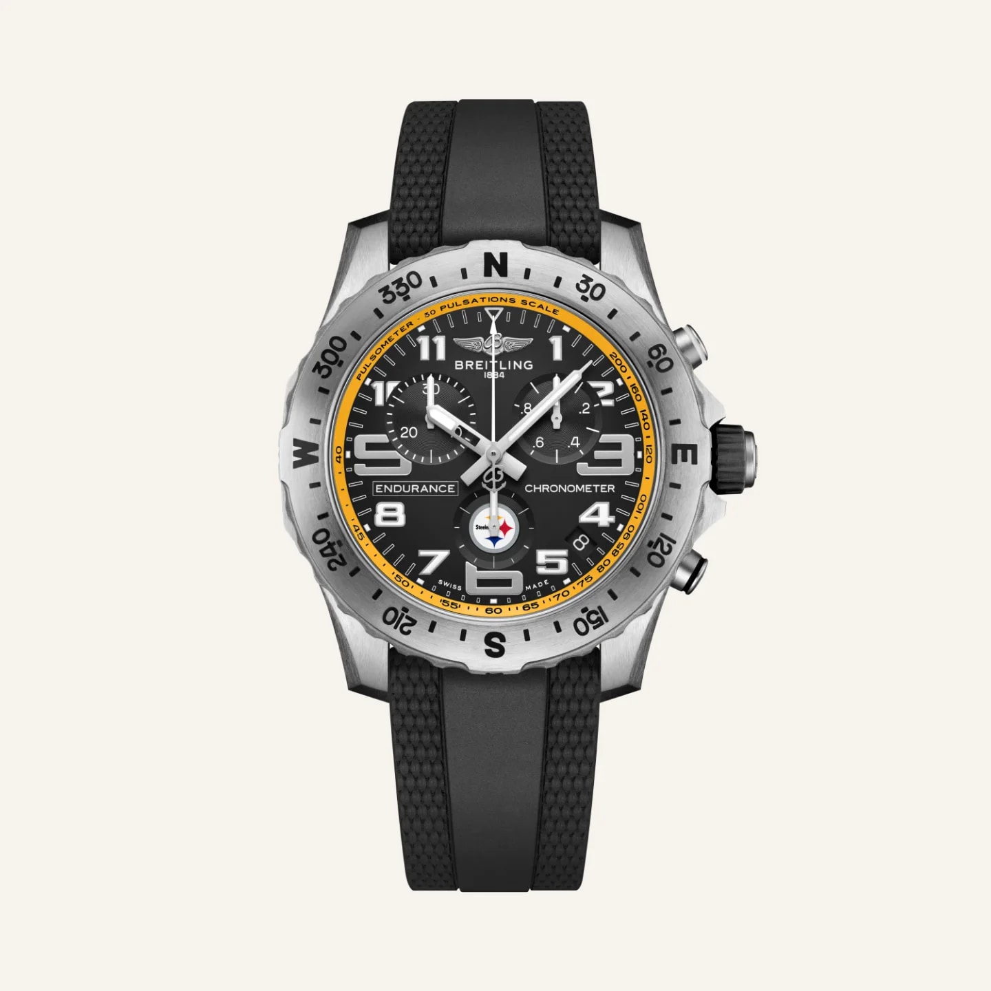 Breitling Endurance Pro 44 NFL Pittsburgh Steelers Edition
