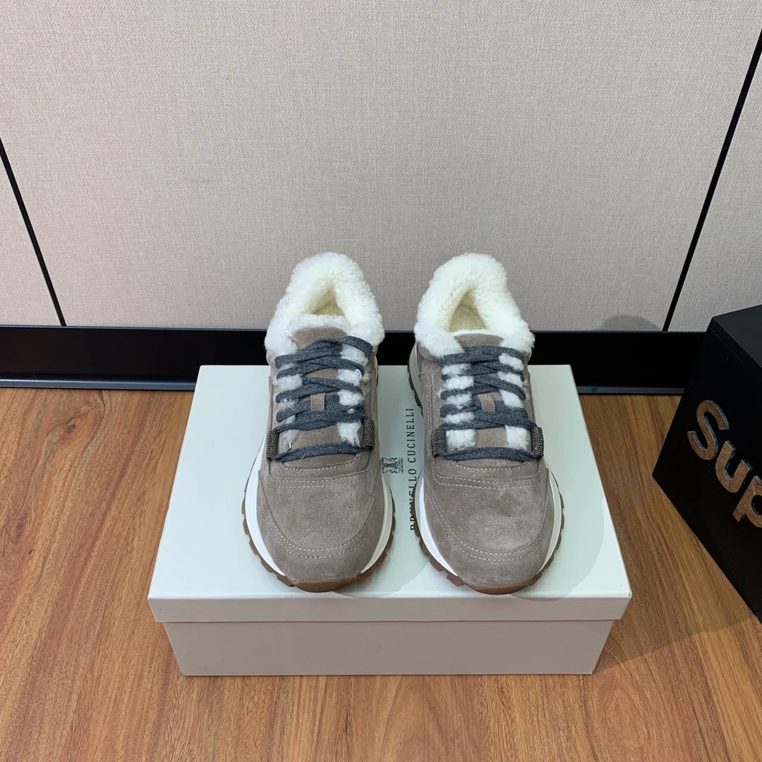 Brunello Cucinelli Shearling Sneaker