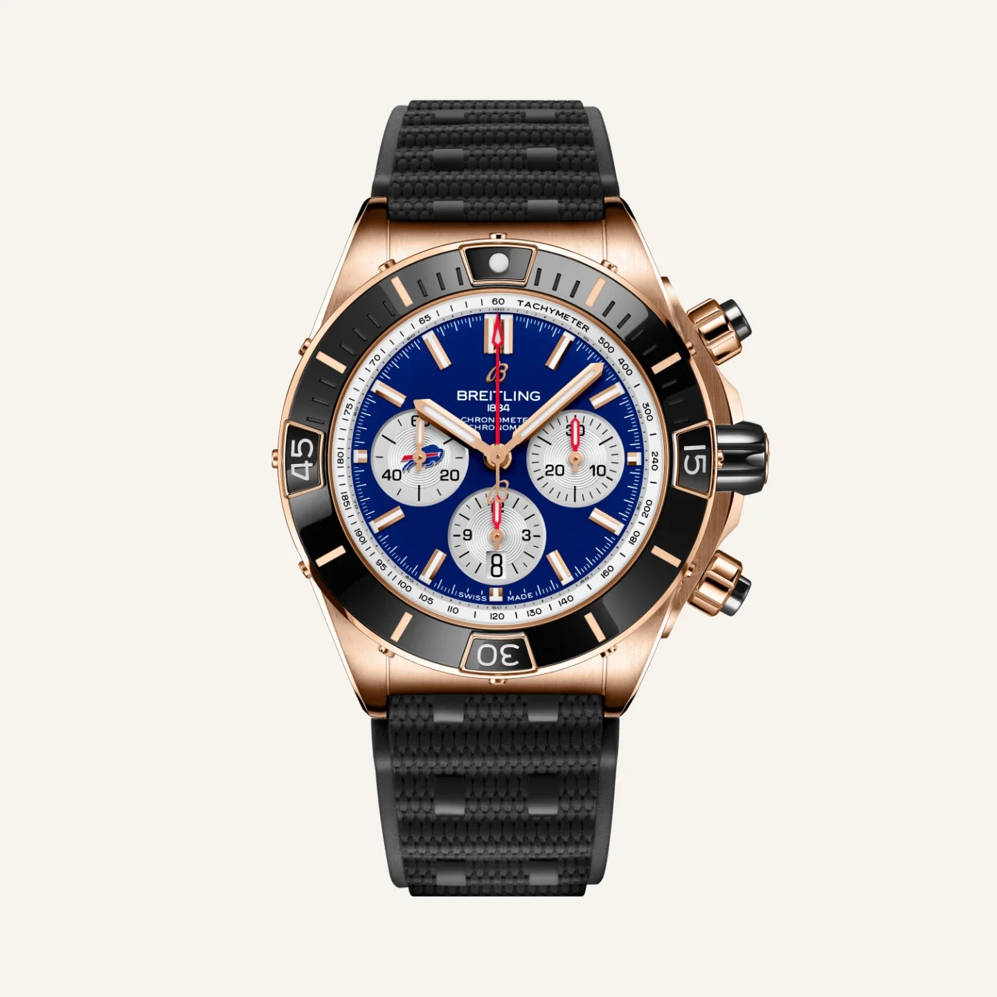 Breitling Super Chronomat B01 Chronograph 44 NFL Buffalo Bills Edition