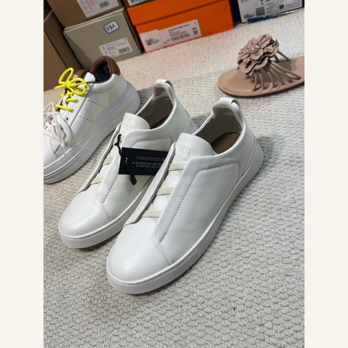 Zegna Triple Stitch Sneaker